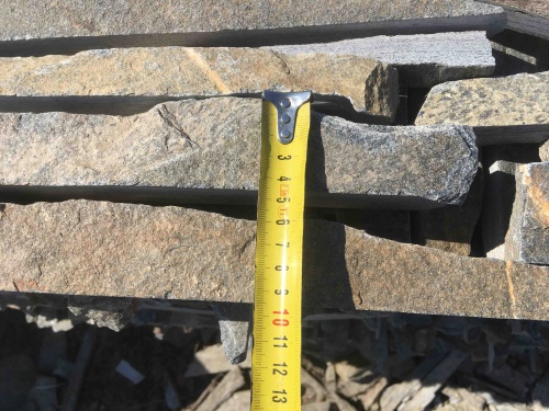 Горбушка златолит мультиколор для облицовки купить в Каслях