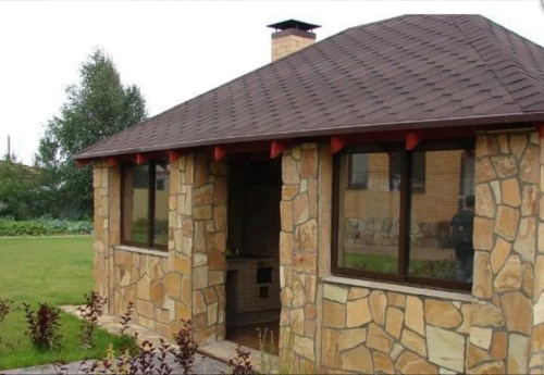 Плитняк златолит жёлтый золотистый для фасада 1,5-3см купить в Каслях