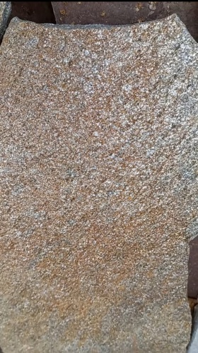 Плитняк златолит серебристый для цоколя, отмостки купить в Каслях