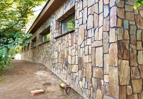 Плитняк кора дерева для цоколя, отмостки купить в Каслях