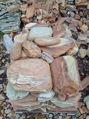 Златолит жёлтый, жёлто-зелёный глыбки и валуны для ланшафтного дизайна купить в Каслях